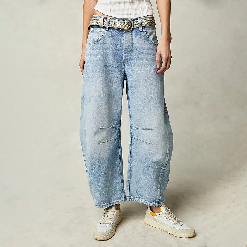 GRETA™ | Bequeme Jeans mit weitem Bein