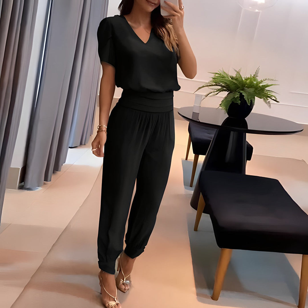 Mila™ – Trendiges Blusen- und Hosen-Outfit